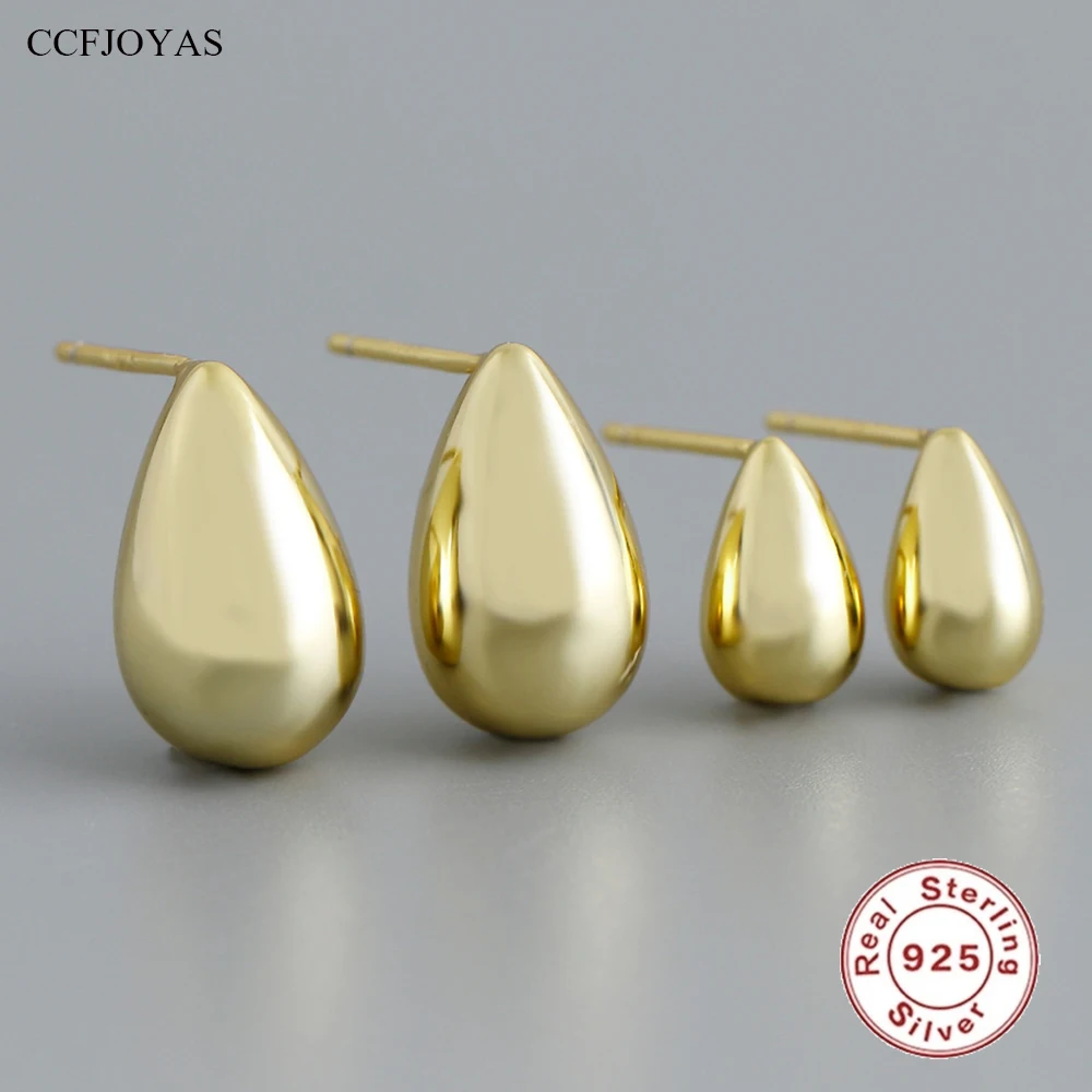 CCFJOYAS European and American Light Luxury 925 Sterling Silver Drop-shaped Stud Earrings for Women Wedding Party Fine Jewelry
CCFJOYAS European and American Light Luxury 925 Sterling Silver Drop-shaped Stud Earrings for Women Wedding Party Fine Jewelry