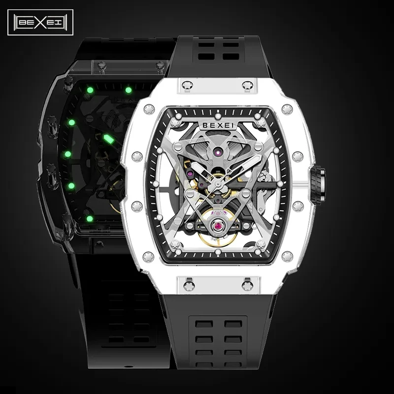 BEXEI прозрачный корпус мужские часы автоматические механические скелетон модные деловые мужские часы водонепроницаемые светящиеся
BEXEI прозрачный корпус мужские часы автоматические механические скелетон модные деловые мужские часы водонепроницаемые светящиеся