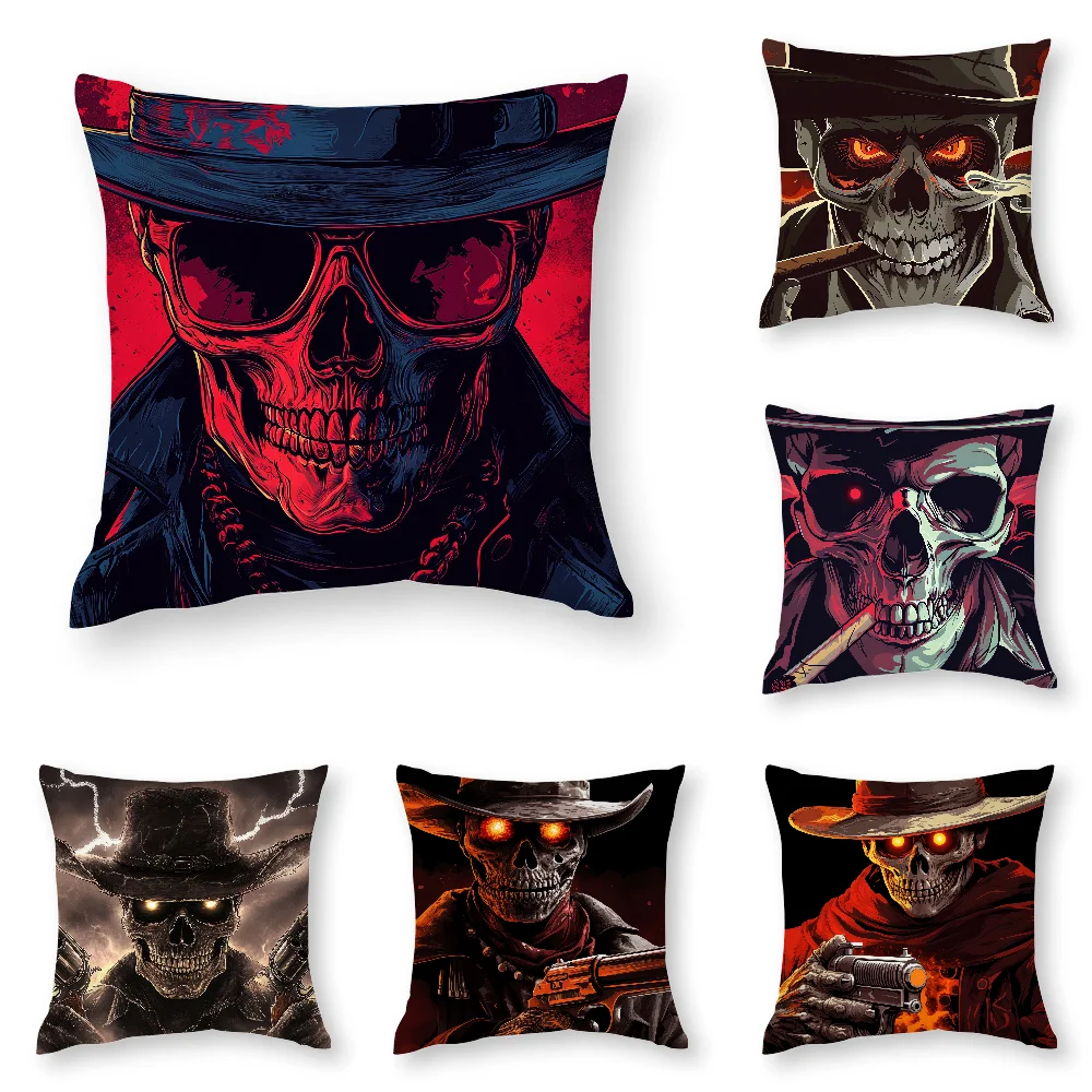 Gangster skeleton Pillow Case 3D Print Polyester Fiber 40*40 cm Home Sofa Throw Pillow Cover Decoration Festival Gift
Gangster skeleton Pillow Case 3D Print Polyester Fiber 40*40 cm Home Sofa Throw Pillow Cover Decoration Festival Gift