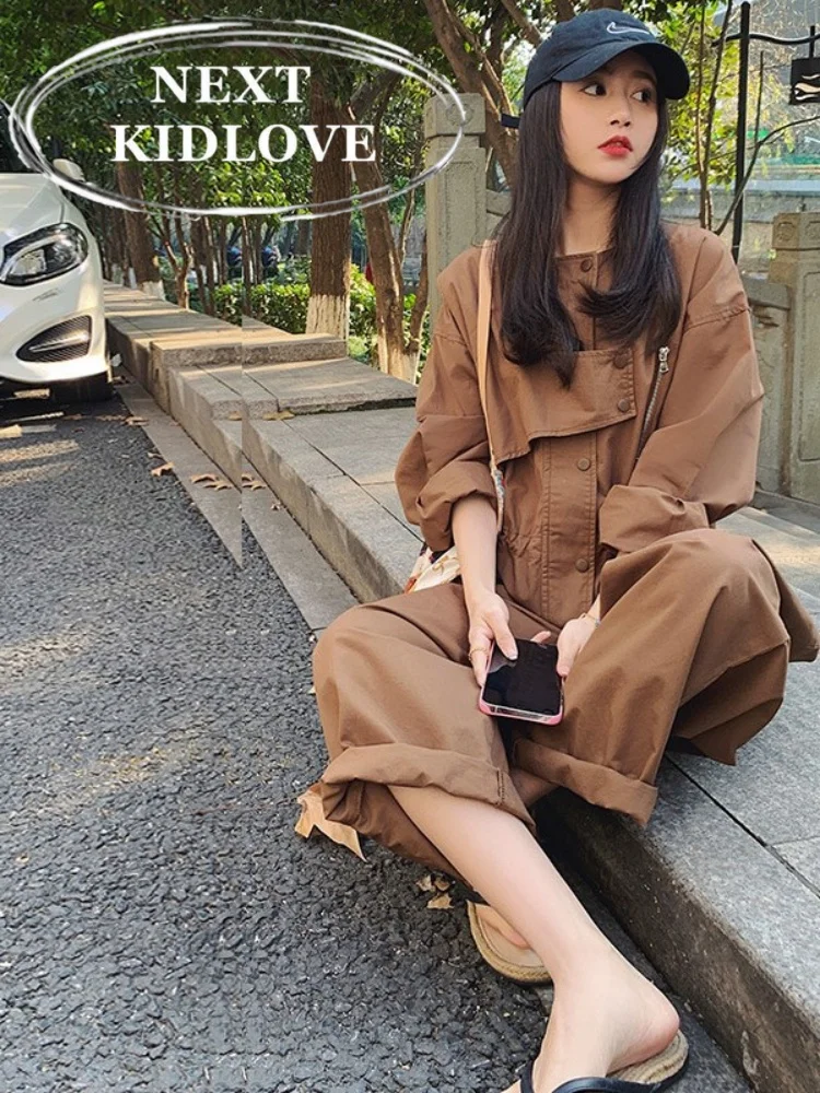 Faionable Long Sve Workwear Jumpsuit Women's Spring Autumn Slimming Casual Suit High Waist Cotton Blend
Faionable Long Sve Workwear Jumpsuit Women's Spring Autumn Slimming Casual Suit High Waist Cotton Blend