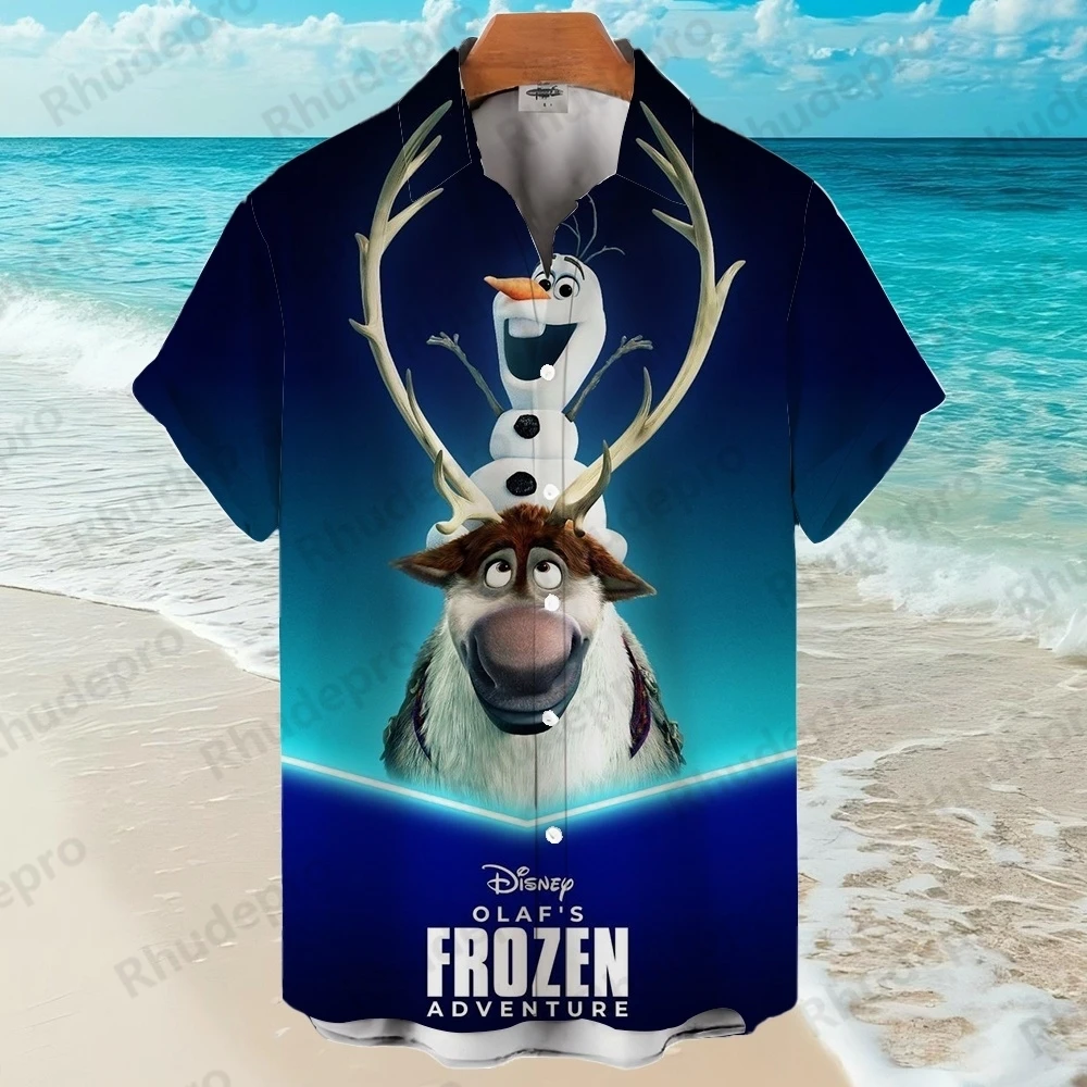 Disney Frozen 2025 3D Printed Hawaiian Shirt Princess Elsa Shirt Men's Summer Fashion Trend Retro Boutique Camisas Para Hombres
Disney Frozen 2025 3D Printed Hawaiian Shirt Princess Elsa Shirt Men's Summer Fashion Trend Retro Boutique Camisas Para Hombres