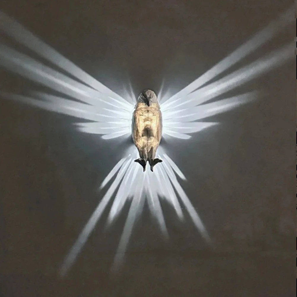 Bird Wall Lamp Halloween Owl Eagle Shape Projector Modern Creative Atmosphere Sconce Light 3D Print Body Animal Lighting Lustre
Bird Wall Lamp Halloween Owl Eagle Shape Projector Modern Creative Atmosphere Sconce Light 3D Print Body Animal Lighting Lustre