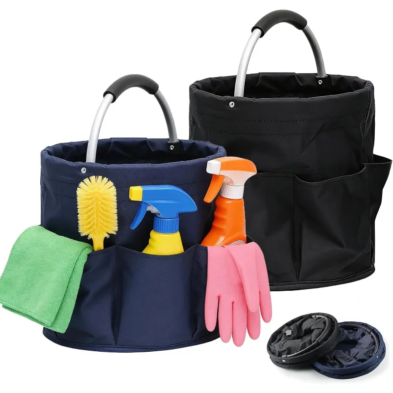 Foldable Portable Cleaning with Handle Clean Supplies Organizer Bucket Tool Bag, Multi-Pocket for Car, Picnic,Household Supplies
Foldable Portable Cleaning with Handle Clean Supplies Organizer Bucket Tool Bag, Multi-Pocket for Car, Picnic,Household Supplies