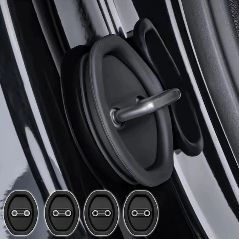 4 шт., чехлы для дверных замков автомобиля, демпфирующая подушка для двери, силиконовый коврик, водонепроницаемый защитный универсальный чехол, аксессуары для интерьера автомобиля
4 шт., чехлы для дверных замков автомобиля, демпфирующая подушка для двери, силиконовый коврик, водонепроницаемый защитный универсальный чехол, аксессуары для интерьера автомобиля