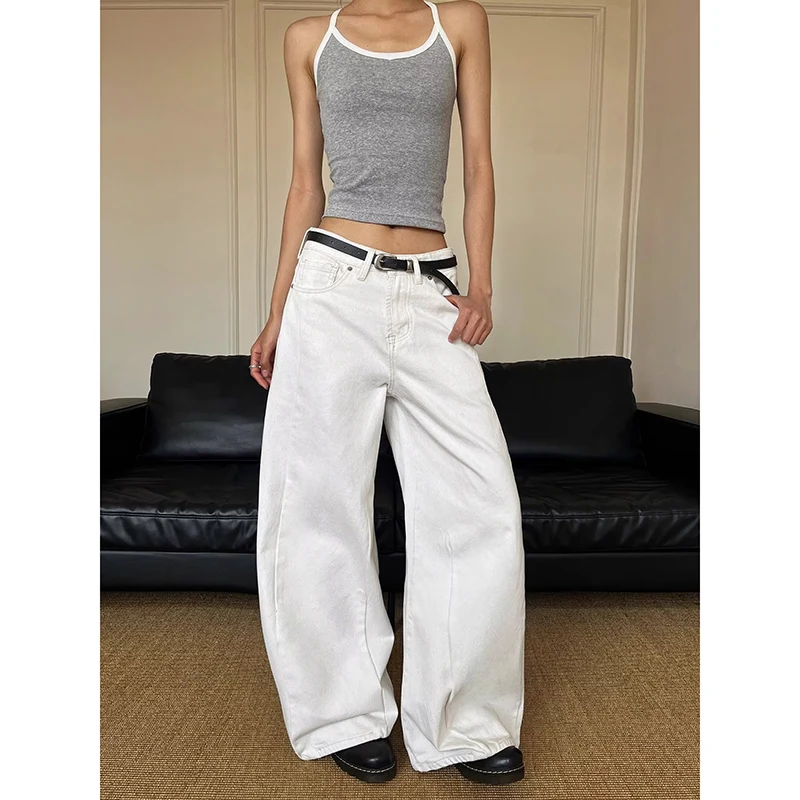 Женские винтажные белые мешковатые джинсы Y2k, осень 2024, японские джинсовые брюки 2000-х годов, 90-е годы, Harajuku, большие джинсовые брюки с изогнутым ножом 
Женские винтажные белые мешковатые джинсы Y2k, осень 2024, японские джинсовые брюки 2000-х годов, 90-е годы, Harajuku, большие джинсовые брюки с изогнутым ножом