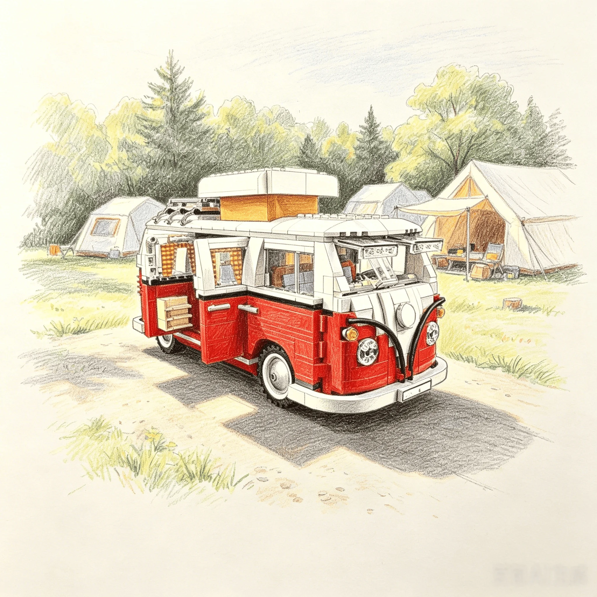 Moc camper brick creative bus picnic cart building blocks for birthday gifts Christmas Gifts Toys Educational Gift
Moc camper brick creative bus picnic cart building blocks for birthday gifts Christmas Gifts Toys Educational Gift