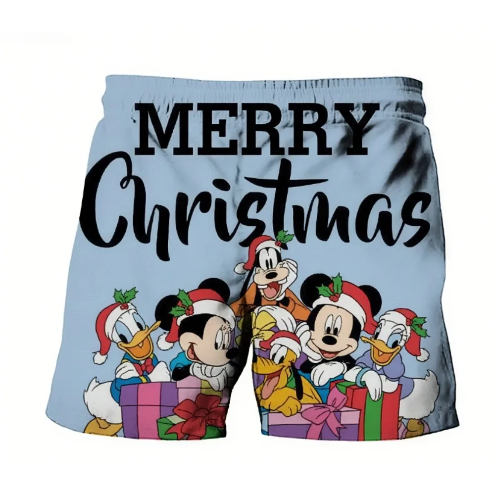 Шорты с рисунком Микки Мауса Диснея и 3D принтом, мужские и женские быстросохнущие пляжные брюки, лето 2025 г., повседневная уличная одежда для отдыха
Шорты с рисунком Микки Мауса Диснея и 3D принтом, мужские и женские быстросохнущие пляжные брюки, лето 2025 г., повседневная уличная одежда для отдыха