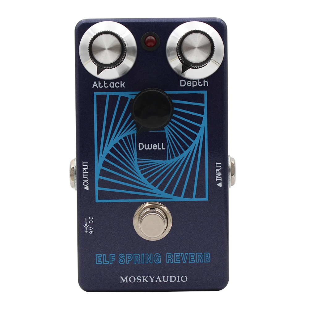 NEW MOSKY ELF Spring Reverb Guitar Effects Pedal Reverb MOSKYAUDIO-True bypass Circuit, Guitar Processor Accessories
NEW MOSKY ELF Spring Reverb Guitar Effects Pedal Reverb MOSKYAUDIO-True bypass Circuit, Guitar Processor Accessories