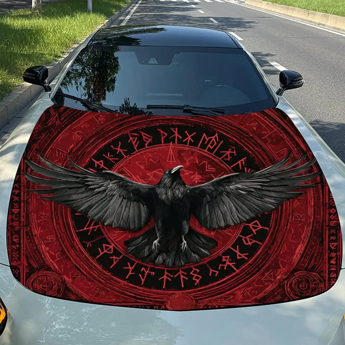 Загадочная церемония, виниловая пленка для автомобиля «Черная ворона», водонепроницаемая наклейка на капот автомобиля из ПВХ, самоклеящиеся устойчивые к царапинам наклейки для Eng
Загадочная церемония, виниловая пленка для автомобиля «Черная ворона», водонепроницаемая наклейка на капот автомобиля из ПВХ, самоклеящиеся устойчивые к царапинам наклейки для Eng