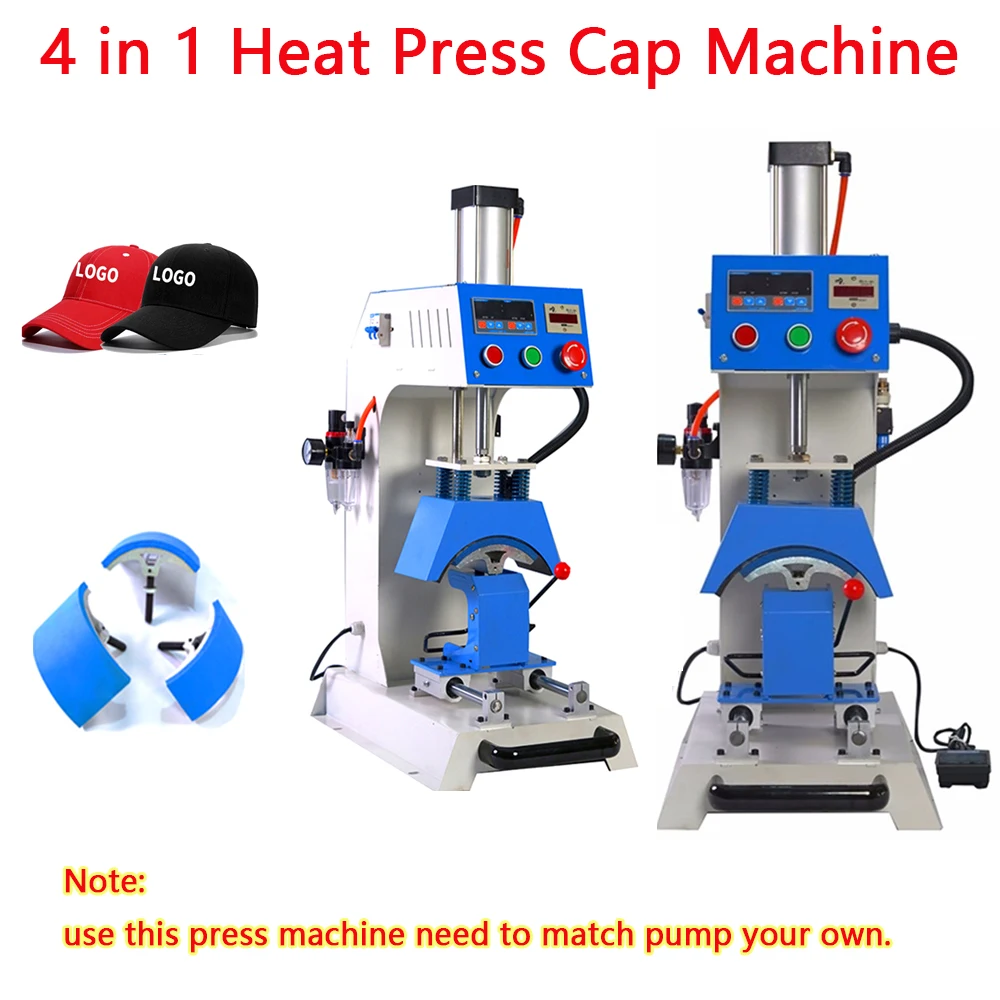 Sublimation 4 In 1 Label Heat Press Cap Machine Pneumatic Heat Transfer Machine Automatic Continuous Work for DIY Cap T-Shirt
Sublimation 4 In 1 Label Heat Press Cap Machine Pneumatic Heat Transfer Machine Automatic Continuous Work for DIY Cap T-Shirt