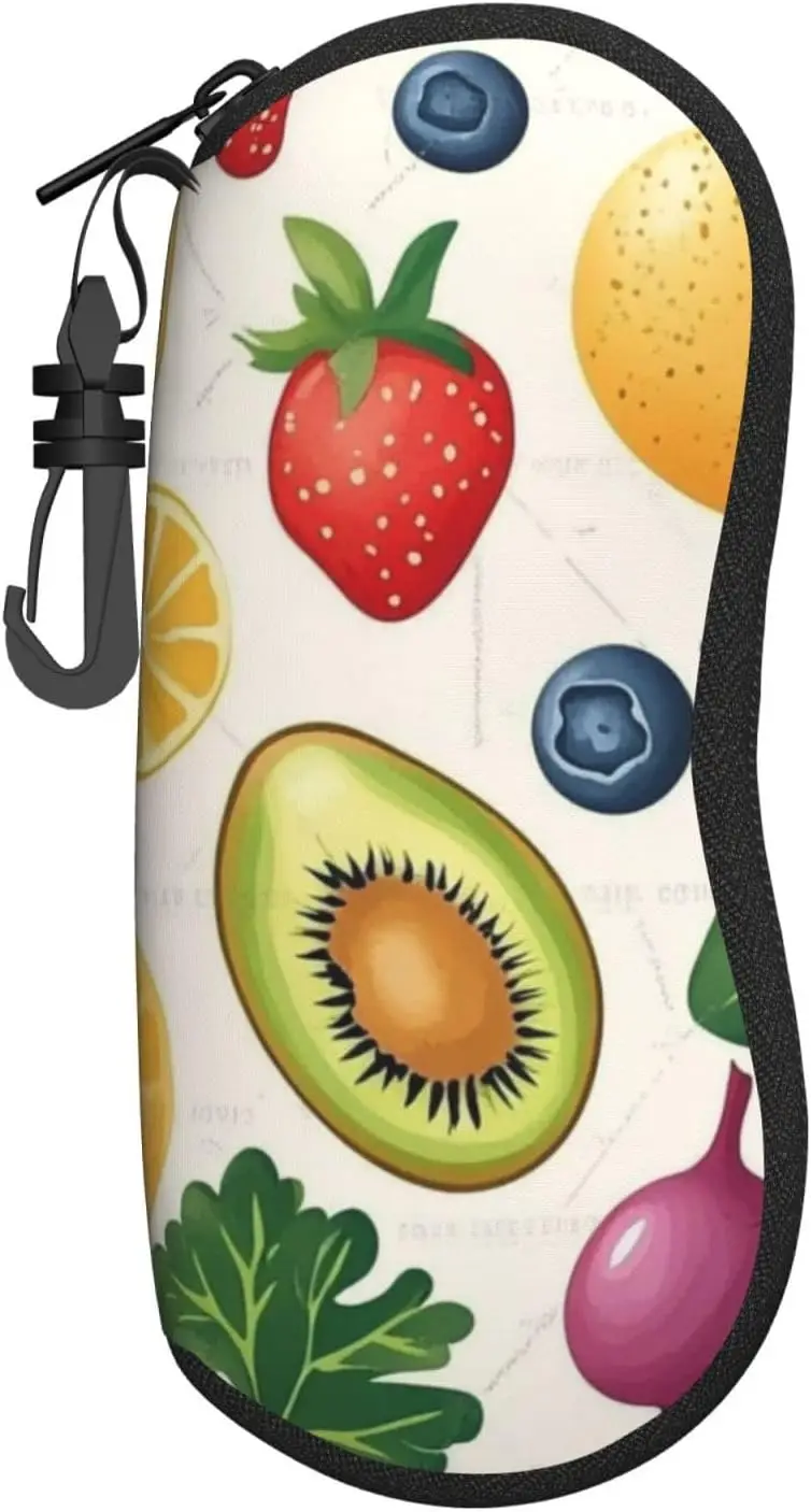 Fruits Sunglasses Soft Case Ultra Light Neoprene Zipper Eyeglass Case with Belt Clip for Men Women Print
Fruits Sunglasses Soft Case Ultra Light Neoprene Zipper Eyeglass Case with Belt Clip for Men Women Print