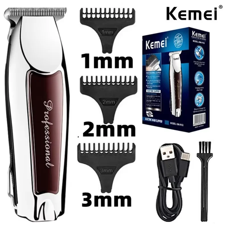 Kemei 9163 Professional Hair Cutting Machine Trimmer for Men Finishing Haircut Cordless Clipper Electric Shaver Beard Barber
Kemei 9163 Professional Hair Cutting Machine Trimmer for Men Finishing Haircut Cordless Clipper Electric Shaver Beard Barber