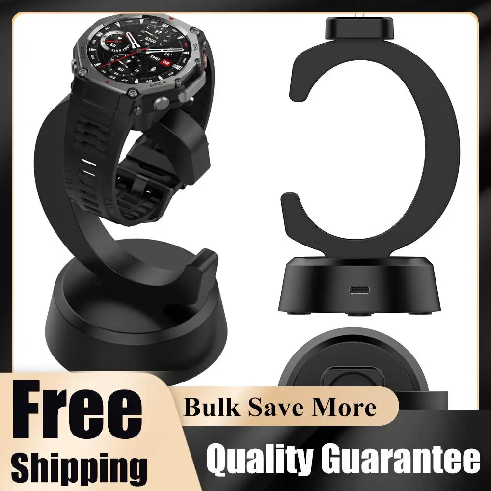 Stand Charger for Amazfit T-Rex 3/T-Rex 3 Pro/Balance 2/ Helio Strap Smartwatch Magnetic Watch Charger Charging Dock Adapter