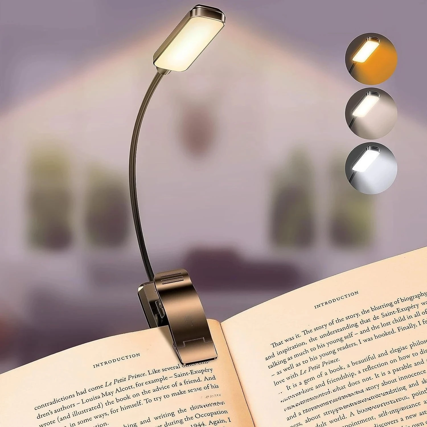 Светодиодная лампа для чтения книг, заботливая для глаз, с креплением-клипсой, USB-перезаряжаемая, с регулировкой яркости, гибкая, для ночного чтения
Светодиодная лампа для чтения книг, заботливая для глаз, с креплением-клипсой, USB-перезаряжаемая, с регулировкой яркости, гибкая, для ночного чтения