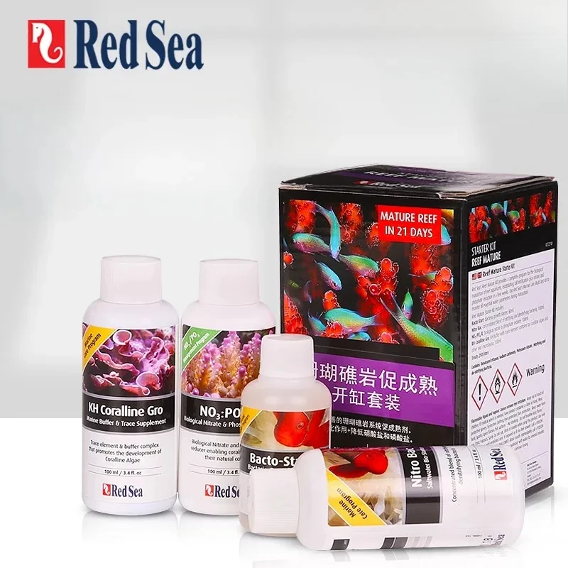 Стартовый комплект RedSea Reef для зрелых, аквариумный велосипедный раствор, выращивание бактерий для морского аквариума, красного моря
Стартовый комплект RedSea Reef для зрелых, аквариумный велосипедный раствор, выращивание бактерий для морского аквариума, красного моря