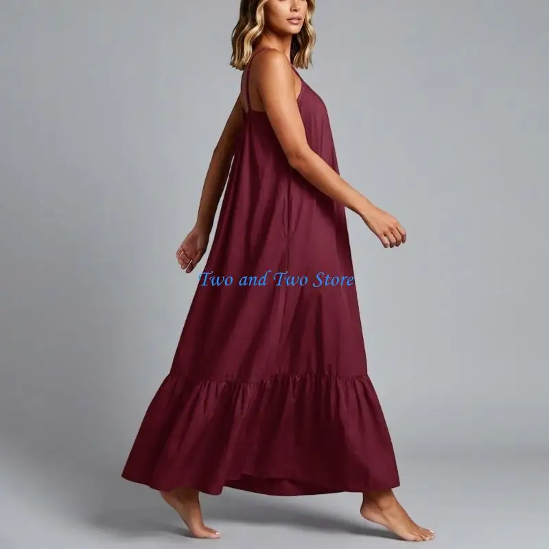 HX6F Women's Maxi Dresses Wedding Guest Dress A-Line Long Square Neck Backless Sling for Beach Wedding Party
HX6F Women's Maxi Dresses Wedding Guest Dress A-Line Long Square Neck Backless Sling for Beach Wedding Party