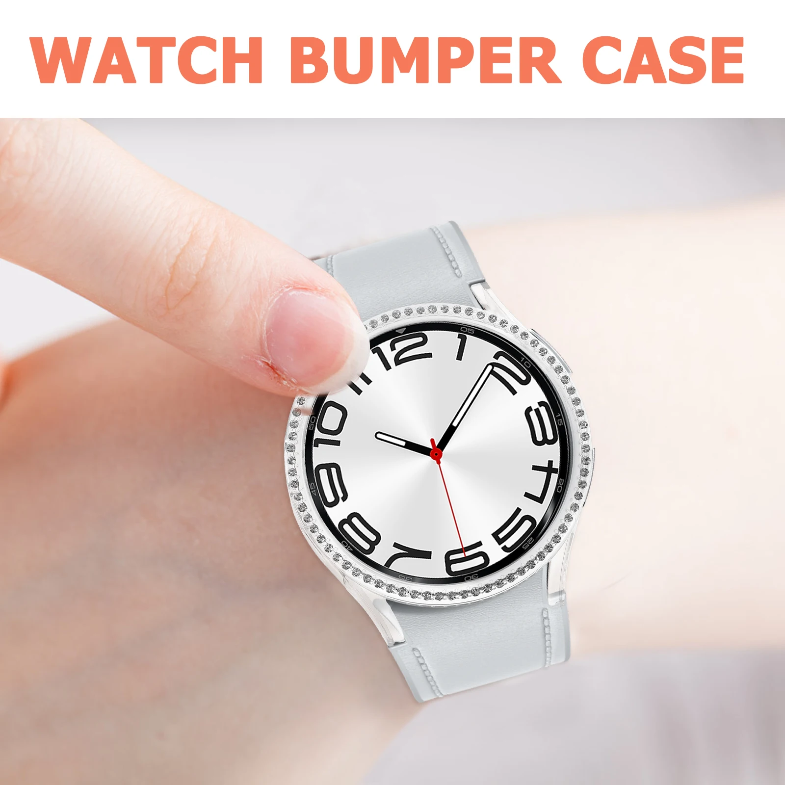 Bling Watch Shell 40Mm Scratch Resistant Lightweight Protective Cover Compatible With Galaxy Watch5/4 Watch Bumper Frame Pc Case
Bling Watch Shell 40Mm Scratch Resistant Lightweight Protective Cover Compatible With Galaxy Watch5/4 Watch Bumper Frame Pc Case