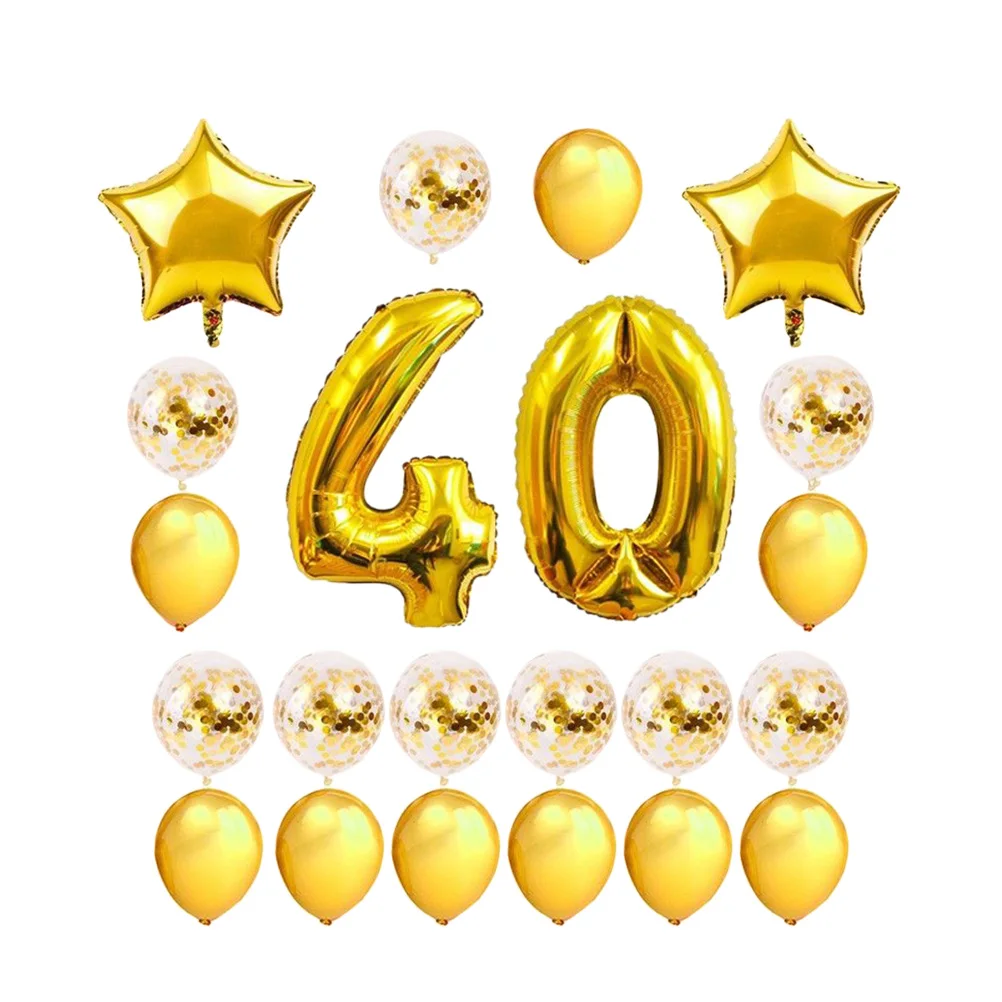 24 pcs Birthday Balloon Set Creative Latex Decorative Age Party Confetti Rose Gold Sequins Balloons Supplies Classroom
24 pcs Birthday Balloon Set Creative Latex Decorative Age Party Confetti Rose Gold Sequins Balloons Supplies Classroom