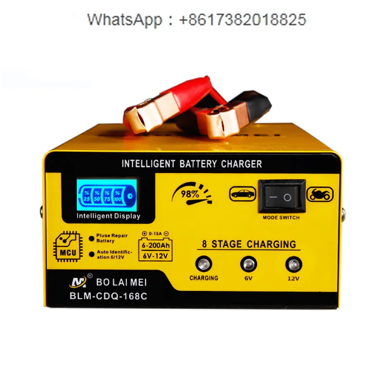 6V12V10A Motorcycle Charger Fully Intelligent Universal Repair Battery Charger Car Battery Charger
6V12V10A Motorcycle Charger Fully Intelligent Universal Repair Battery Charger Car Battery Charger