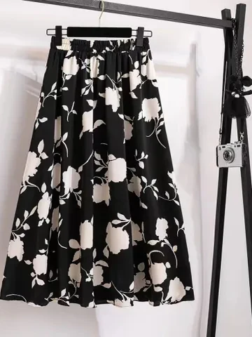 Юбка А-силуэта для полных женщин, с эластичным поясом, утягивающая, скрывающая бедра, летняя, новая, без этикетки, повседневная, из полиэфирного волокна
Юбка А-силуэта для полных женщин, с эластичным поясом, утягивающая, скрывающая бедра, летняя, новая, без этикетки, повседневная, из полиэфирного волокна