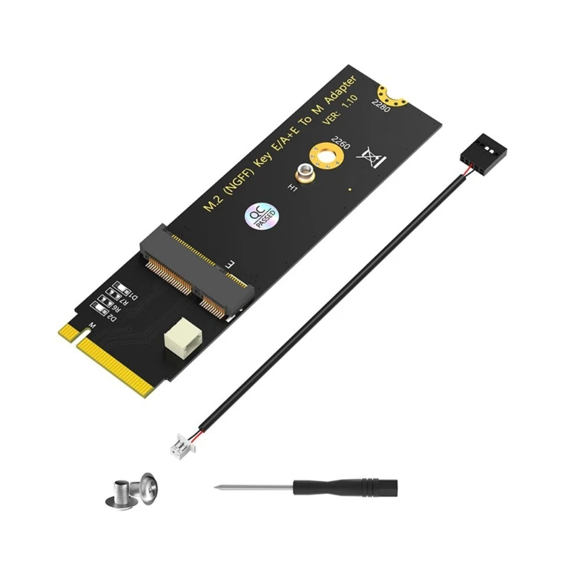 Эффективный модуль адаптера M.2 A+E для Wi-Fi Bluetooth-совместимого раствора 601F
Эффективный модуль адаптера M.2 A+E для Wi-Fi Bluetooth-совместимого раствора 601F