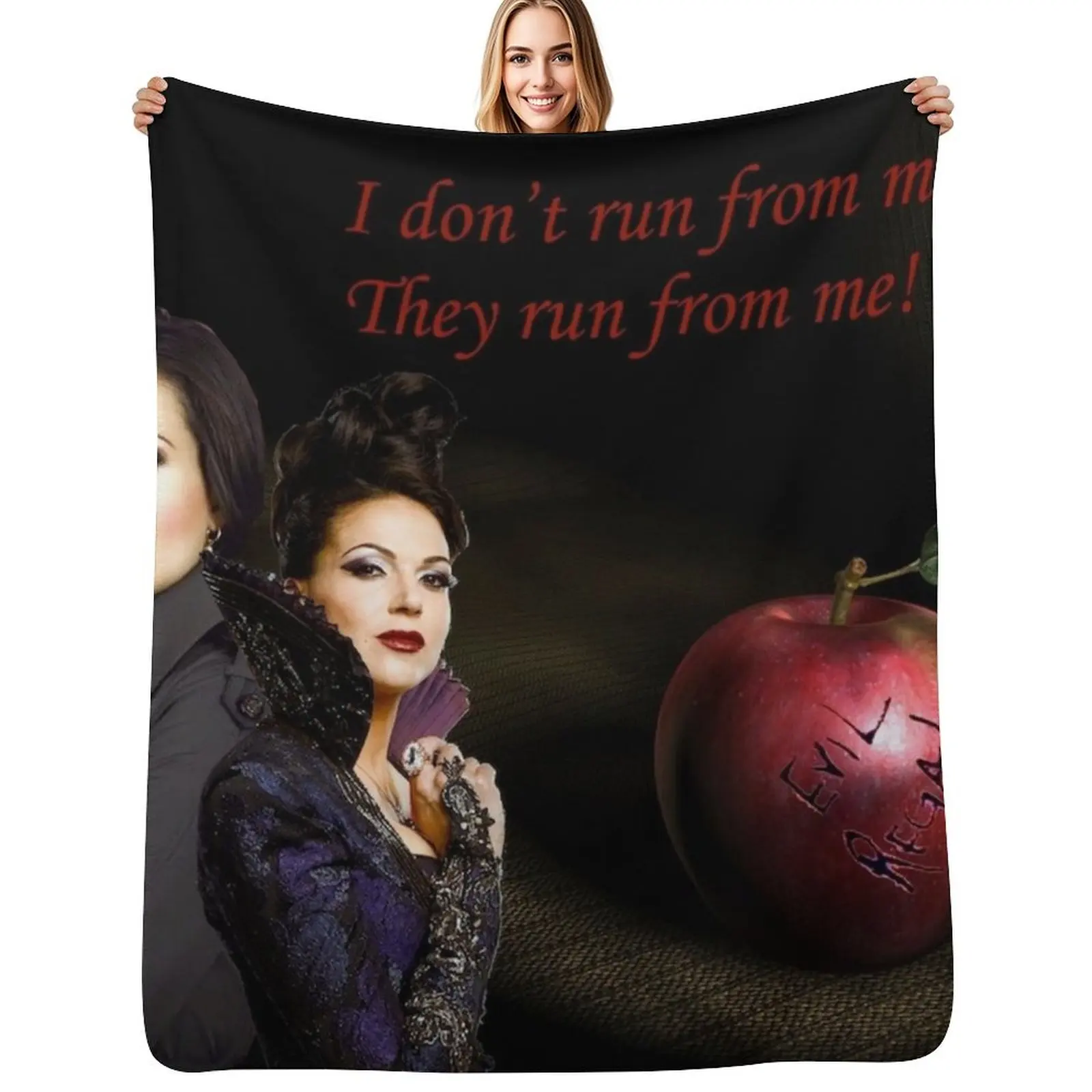 Regina Mills/Evil Queen Throw Blanket Sofa For Sofa Thin for babies Plush Blankets
Regina Mills/Evil Queen Throw Blanket Sofa For Sofa Thin for babies Plush Blankets