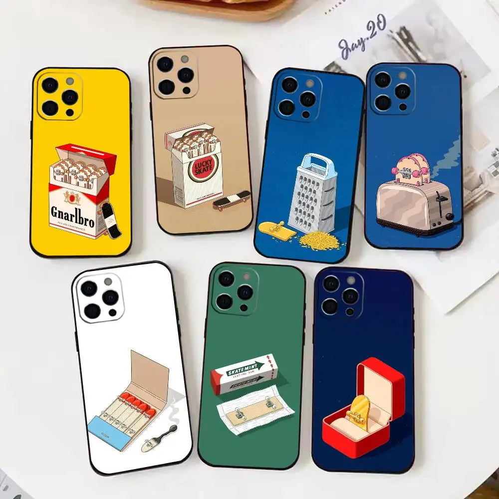 Skateboard Abstract Art Phone Case For iPhone 17,16,15,14,13,12,11 Plus,Pro Max,XS,Soft Silicone Black Cover
Skateboard Abstract Art Phone Case For iPhone 17,16,15,14,13,12,11 Plus,Pro Max,XS,Soft Silicone Black Cover