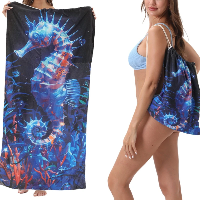 80X160 Large Foldable Beach Towel Backpack with Storage Function, One Piece Beach Towel Bag, Portable
80X160 Large Foldable Beach Towel Backpack with Storage Function, One Piece Beach Towel Bag, Portable