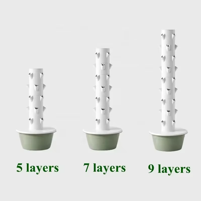 New Commercial Aeroponic Hydroponic Tower Greenhouse Vertical Farming Growing System 5layer For Home Indoor Plant Cultivation
New Commercial Aeroponic Hydroponic Tower Greenhouse Vertical Farming Growing System 5layer For Home Indoor Plant Cultivation