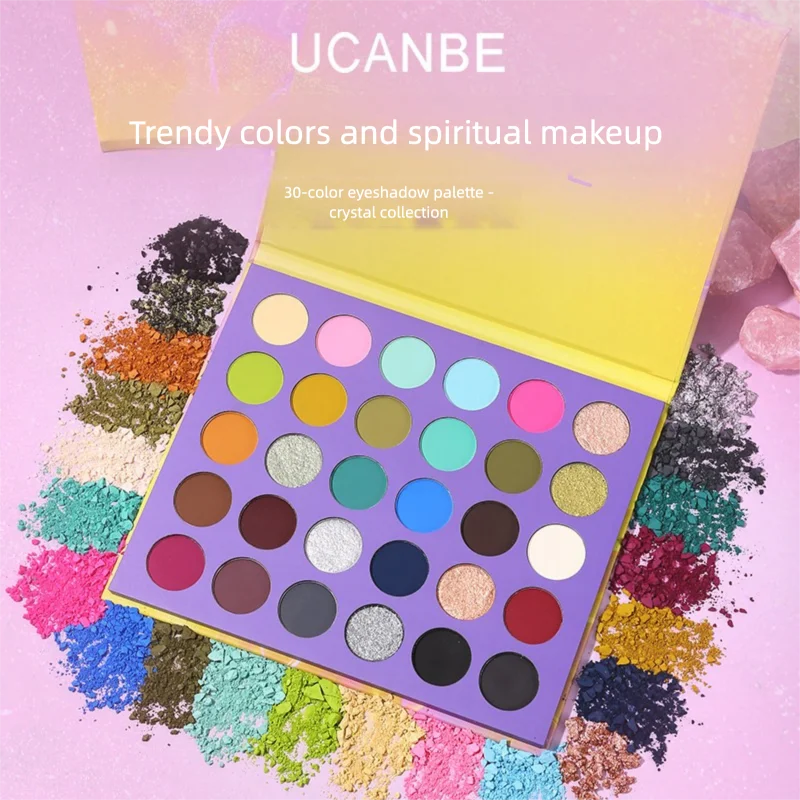 Ucanbe 30-color Eyeshadow Palette, Holy Crystal Color Green Forest Style Silver Smoky Rainbow Makeup, Performance Stage Makeup
Ucanbe 30-color Eyeshadow Palette, Holy Crystal Color Green Forest Style Silver Smoky Rainbow Makeup, Performance Stage Makeup