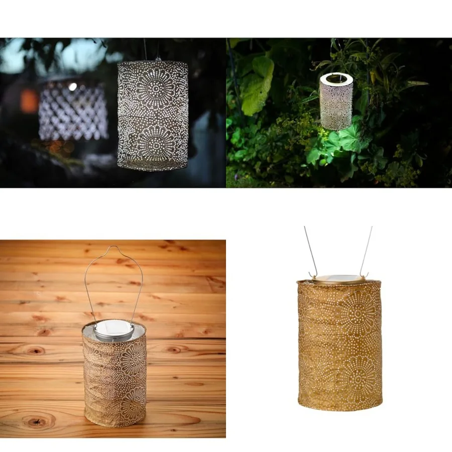 Home and Garden Soji Stella LED Outdoor Solar Lantern, Handmade with Weather-Resistant UV Treated Tyvek Fabric, Stainless Steel
Home and Garden Soji Stella LED Outdoor Solar Lantern, Handmade with Weather-Resistant UV Treated Tyvek Fabric, Stainless Steel