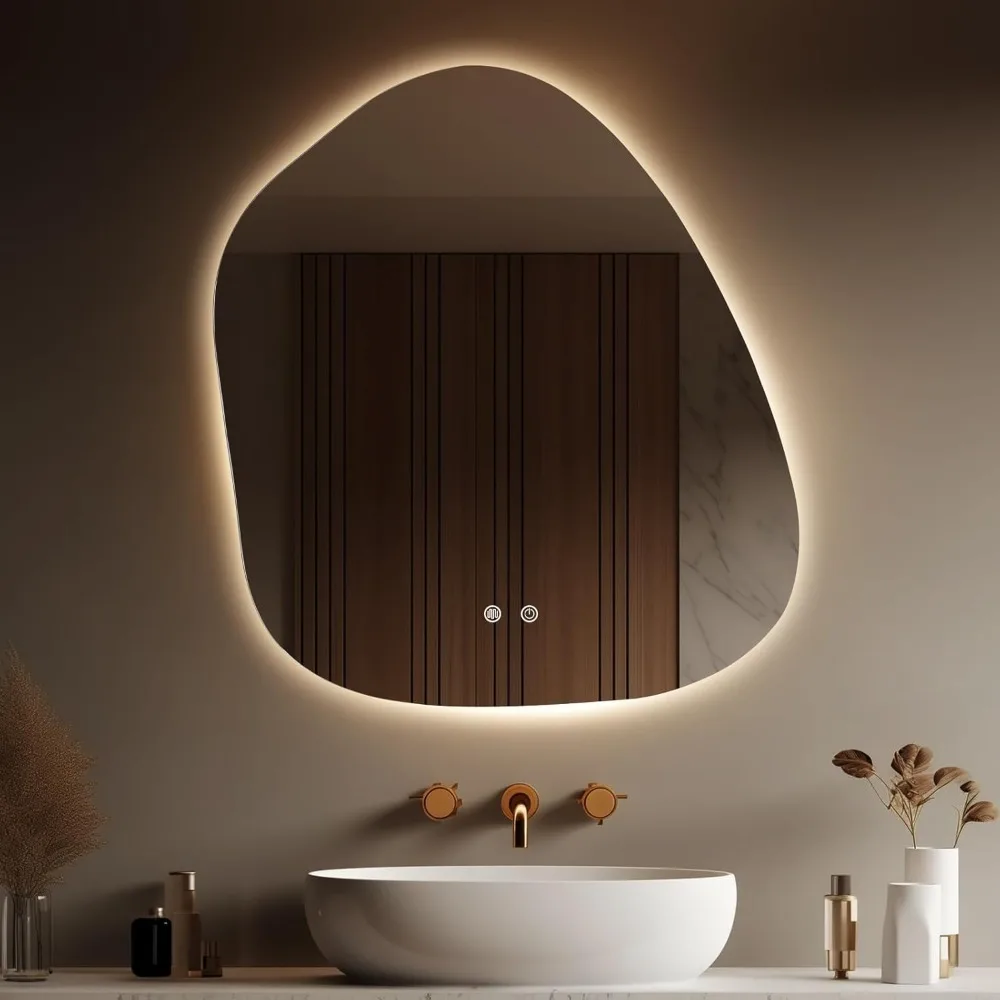 LED Bathroom Mirror with Lights, 22 x 24 Inch Led Bathroom Vanity Mirror for Wall, Anti Fog Mirror for Bathroom, 3 Co
LED Bathroom Mirror with Lights, 22 x 24 Inch Led Bathroom Vanity Mirror for Wall, Anti Fog Mirror for Bathroom, 3 Co