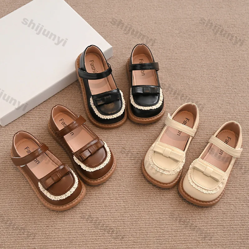 2026 Spring Comfortable Soft Sole Lace Bow-knot Princess Shoes Lightweight Non Slip Children Mary Jane Shoes Girls Casual Shoes
2026 Spring Comfortable Soft Sole Lace Bow-knot Princess Shoes Lightweight Non Slip Children Mary Jane Shoes Girls Casual Shoes