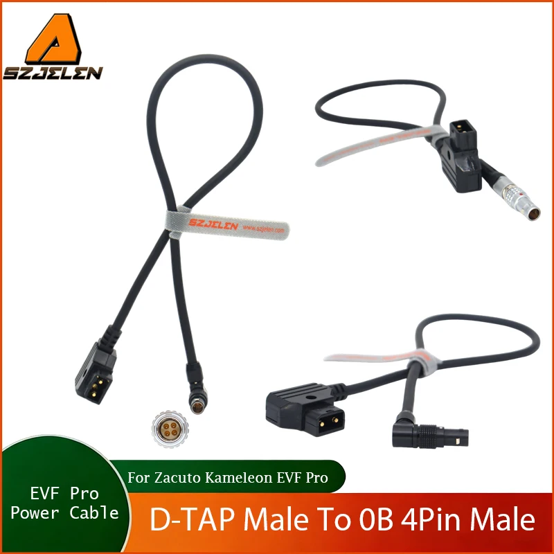 New Arriving D-TAP To Right Angle 0B 4Pin Cable For Zacuto Kameleon EVF Pro Power Cable
New Arriving D-TAP To Right Angle 0B 4Pin Cable For Zacuto Kameleon EVF Pro Power Cable