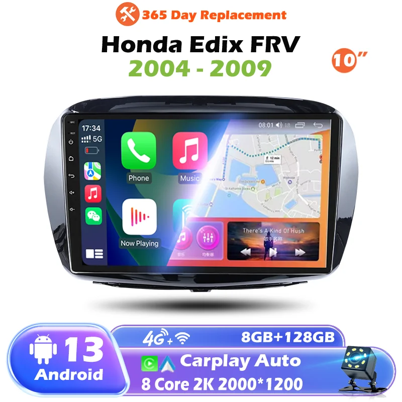 Автомобильная стереосистема Android 13 для Honda Edix FRV 2004-2009 гг. | GPS-навигация | Мультимедийный плеер Bluetooth/DVD/WiFi | HD-видео головное устройство
Автомобильная стереосистема Android 13 для Honda Edix FRV 2004-2009 гг. | GPS-навигация | Мультимедийный плеер Bluetooth/DVD/WiFi | HD-видео головное устройство