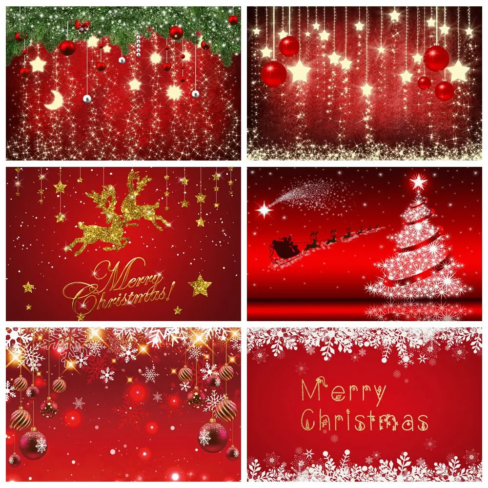 Red Christmas Backdrop Glitter Spots Snowflake Bells Reindeer Xmas Party New Year Holiday Photography Background Decor Banner
Red Christmas Backdrop Glitter Spots Snowflake Bells Reindeer Xmas Party New Year Holiday Photography Background Decor Banner