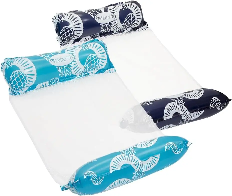 Waterlife 4-In-1 Pool Hammo 2-3-4 Packs, Inflatable Pool Chair Float, Water Hammo (, Lounge Chair, Hammock, Drifter), Multiple
Waterlife 4-In-1 Pool Hammo 2-3-4 Packs, Inflatable Pool Chair Float, Water Hammo (, Lounge Chair, Hammock, Drifter), Multiple