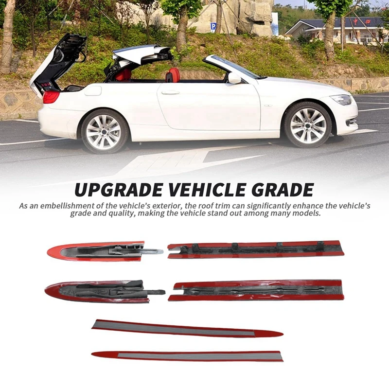 6 Piece Set Convertible Sunroof Roof Top Hinge Cover For BMW E93 335I M3 M4 F83 2007-2019
6 Piece Set Convertible Sunroof Roof Top Hinge Cover For BMW E93 335I M3 M4 F83 2007-2019