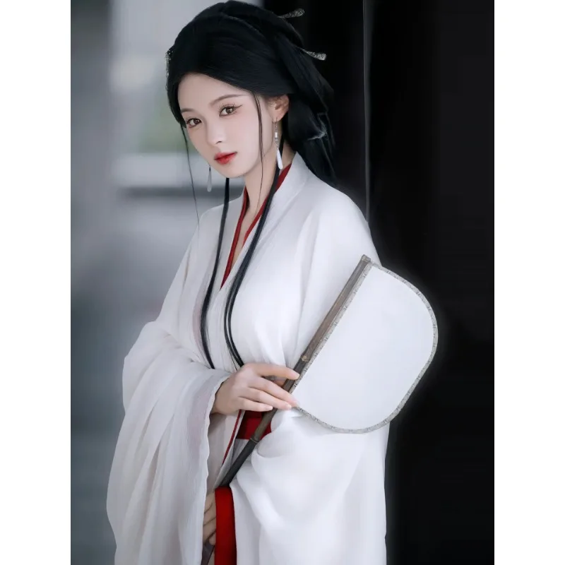 White restored Warring States robe Hanfu 2026 new ancient clothing straight according to the big sleeve shirt antique suit
White restored Warring States robe Hanfu 2026 new ancient clothing straight according to the big sleeve shirt antique suit