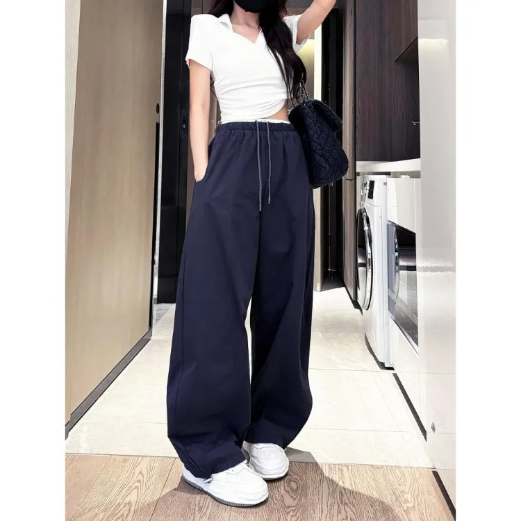 Vintage Baggy Wide Leg Pants for Women Harajuku Streetwear Y2K Cargo Pants Female Fashion Patchwork Lace Parachute Trousers
Vintage Baggy Wide Leg Pants for Women Harajuku Streetwear Y2K Cargo Pants Female Fashion Patchwork Lace Parachute Trousers