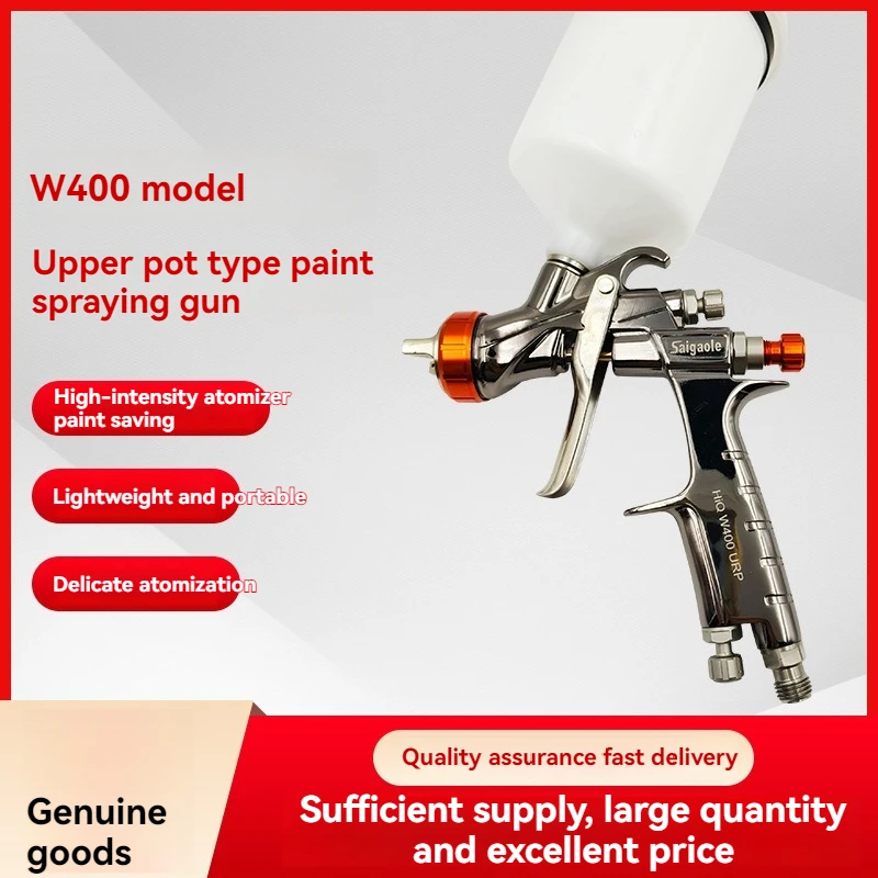 W400 Manual Car Spray Gun, Paint Spray Gun, High Atomization, Upper Pot, Varnish, Topcoat, Sheet Metal, Pneumatic Spray Gun
W400 Manual Car Spray Gun, Paint Spray Gun, High Atomization, Upper Pot, Varnish, Topcoat, Sheet Metal, Pneumatic Spray Gun