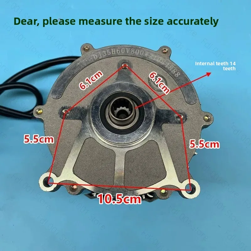 48V Differential Motor 5 Hole 14 Teeth for Electric Tricycle
48V Differential Motor 5 Hole 14 Teeth for Electric Tricycle