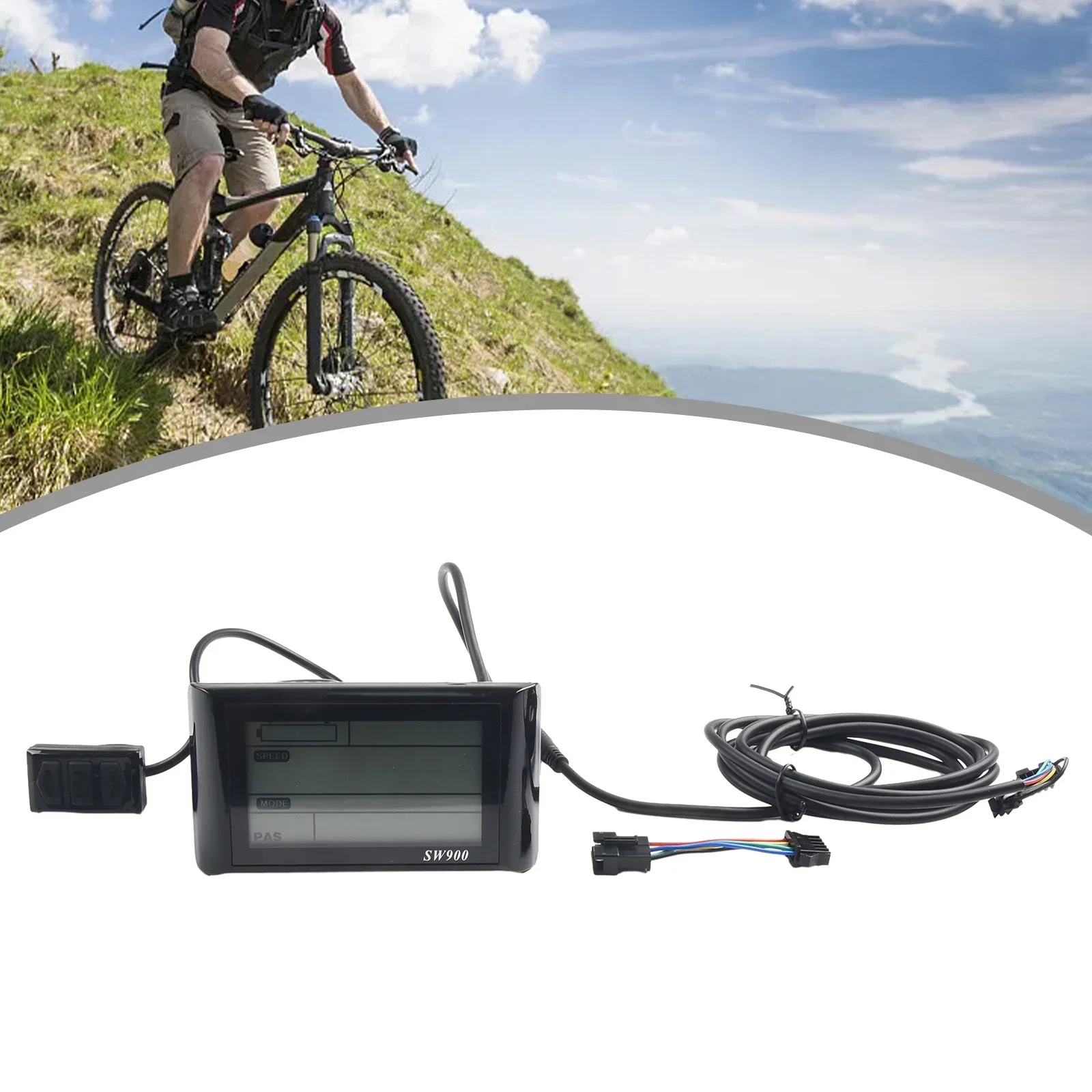 New Practical LCD S900 Display Speed Control Control Panel SM Plug Scooter UART 24/36/48V ABS Black Electric Bicycle
New Practical LCD S900 Display Speed Control Control Panel SM Plug Scooter UART 24/36/48V ABS Black Electric Bicycle