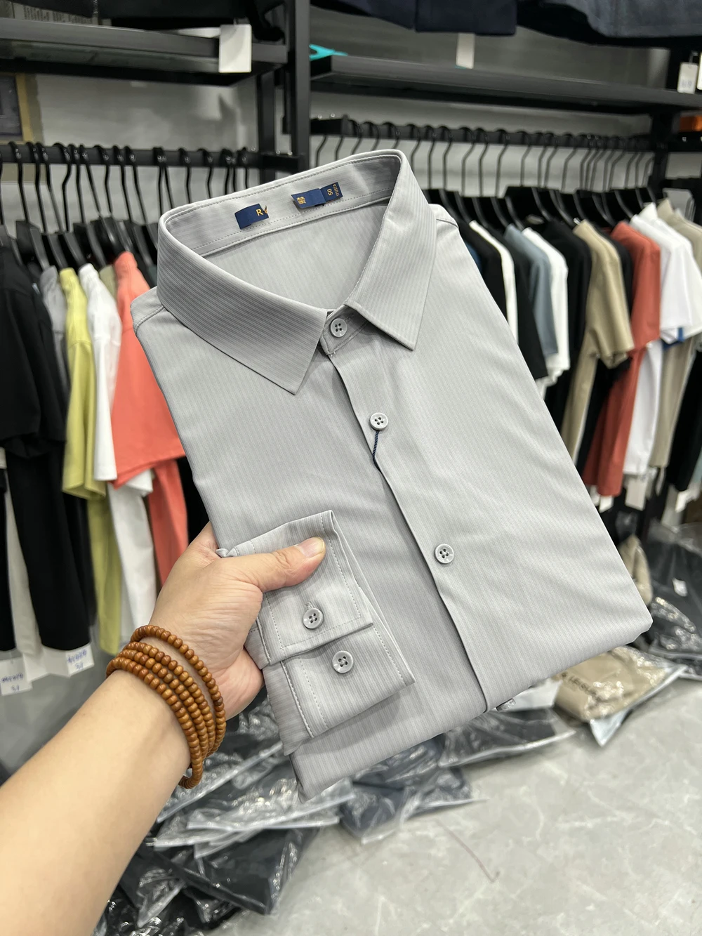 Loja Spring New Sl Glue Long Sve Men's irt Fre Simple Easy to Manage Anti-Wrinkle Elastic irt M Stand Fit
Loja Spring New Sl Glue Long Sve Men's irt Fre Simple Easy to Manage Anti-Wrinkle Elastic irt M Stand Fit