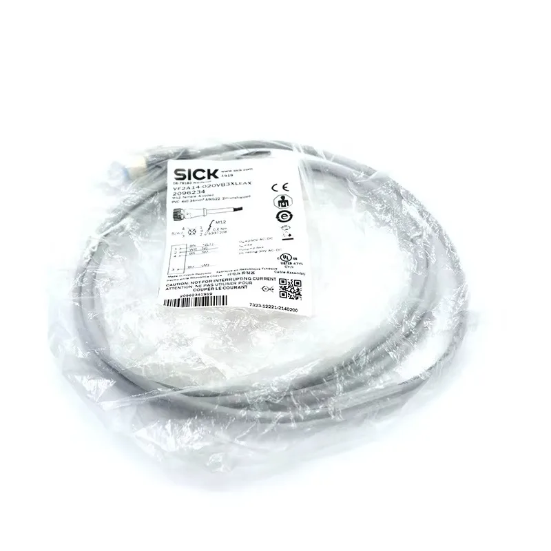 Оригинальные новые соединительные кабели и разъемы SICK YF2A14-020VB3XLEAX, кабель для датчиков SICK
Оригинальные новые соединительные кабели и разъемы SICK YF2A14-020VB3XLEAX, кабель для датчиков SICK