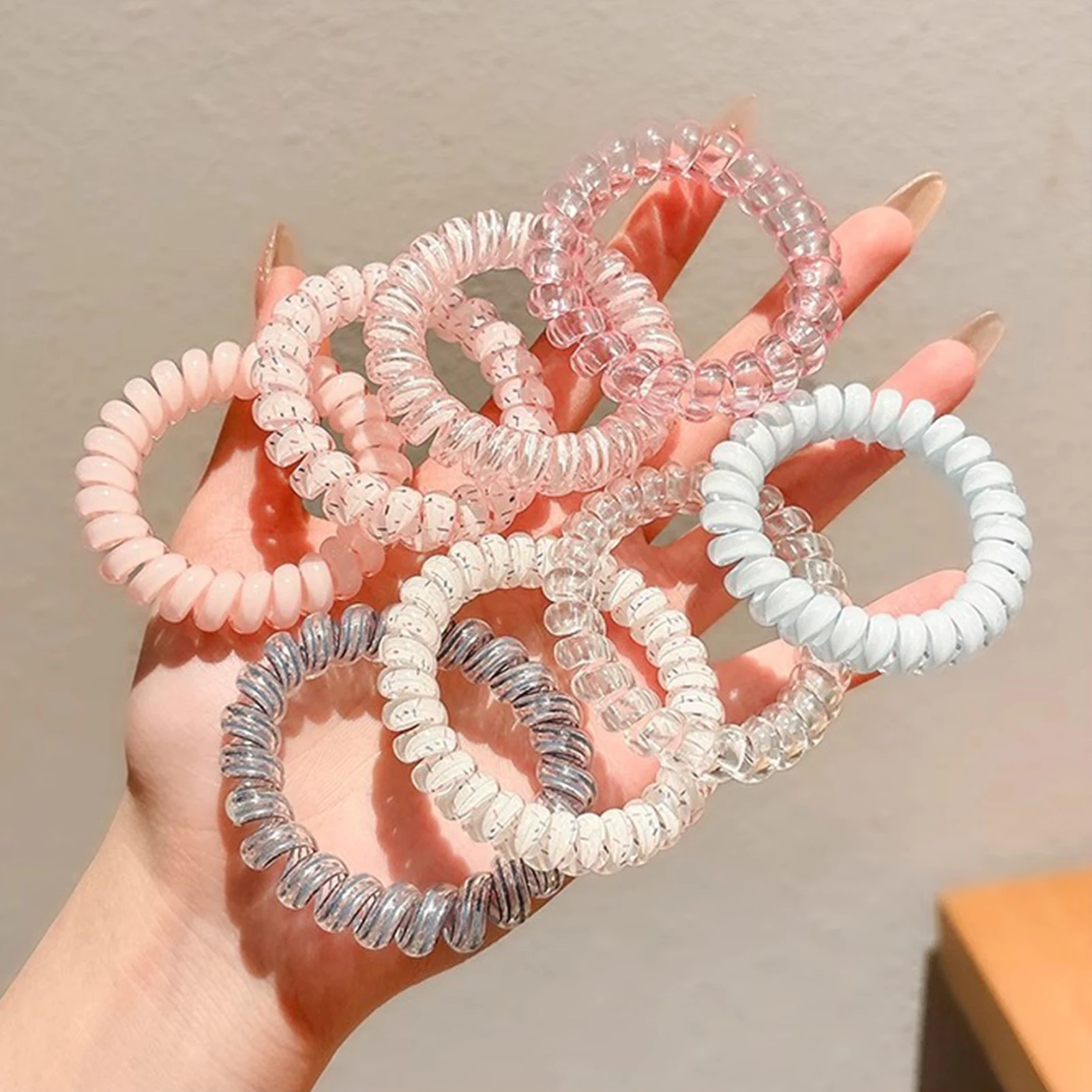 10/12pcs Hair Ropes For Women Macaron Colored Telephone Line Headband Sweety High Elasticity Headband Set Girls Daily Hair Ropes
10/12pcs Hair Ropes For Women Macaron Colored Telephone Line Headband Sweety High Elasticity Headband Set Girls Daily Hair Ropes