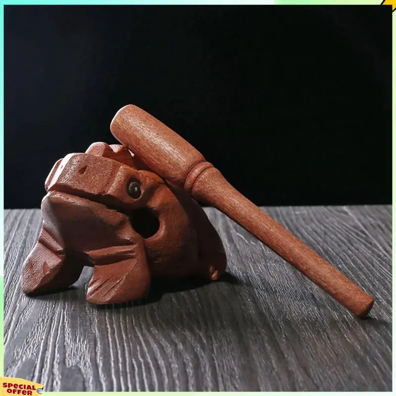 TURE 10X Carved Croaking Wood Percussion Musical Sound Wood Frog Tone Block Toys
TURE 10X Carved Croaking Wood Percussion Musical Sound Wood Frog Tone Block Toys