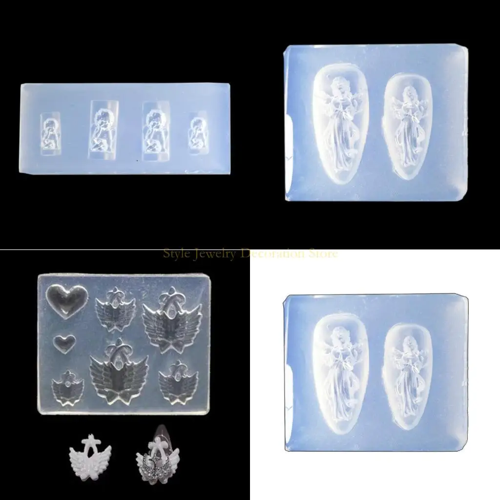 D46E Mini Angel Series Mould Sculpture Stamping Plate Nails Stencils Crystal Epoxy Resin Mold Art Template Decoration
D46E Mini Angel Series Mould Sculpture Stamping Plate Nails Stencils Crystal Epoxy Resin Mold Art Template Decoration