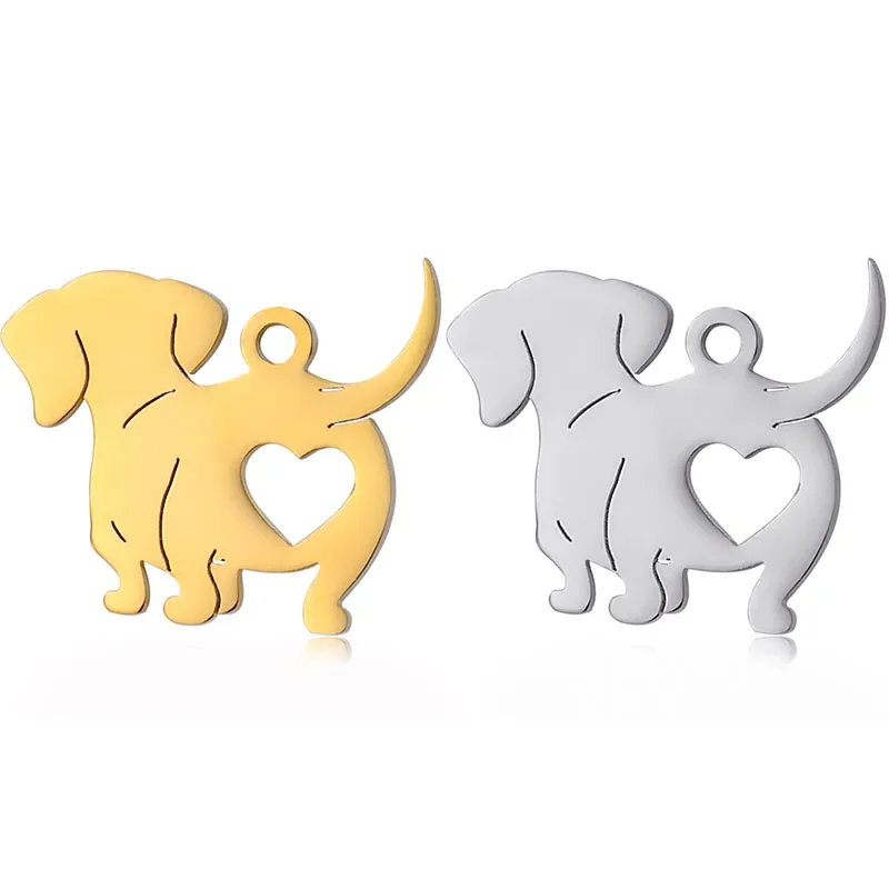 WZNB 5Pcs Dog Charms Hollow Heart Stainless Steel Pendant for Jewelry Making Diy Earring Necklace Supplies Accessories Wholesale
WZNB 5Pcs Dog Charms Hollow Heart Stainless Steel Pendant for Jewelry Making Diy Earring Necklace Supplies Accessories Wholesale