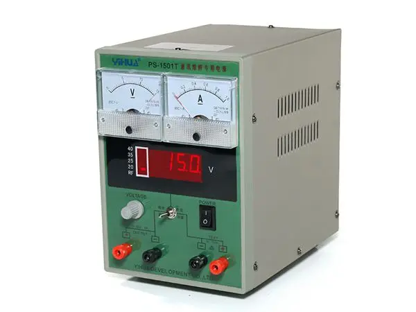 Short circuit protection YIHUA 1501T regulated DC power phone computer repair 15V 1A Signal Detection
Short circuit protection YIHUA 1501T regulated DC power phone computer repair 15V 1A Signal Detection